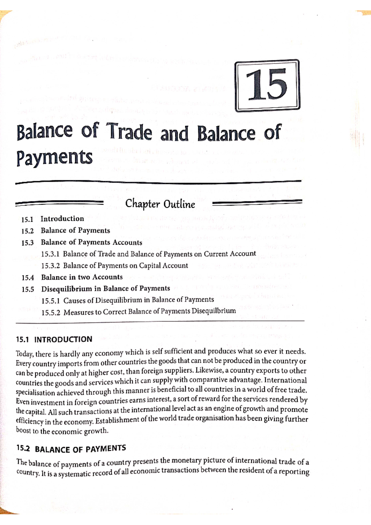 3 c - Economics notes - 15 Balance of Trade and Balance of Payments ...