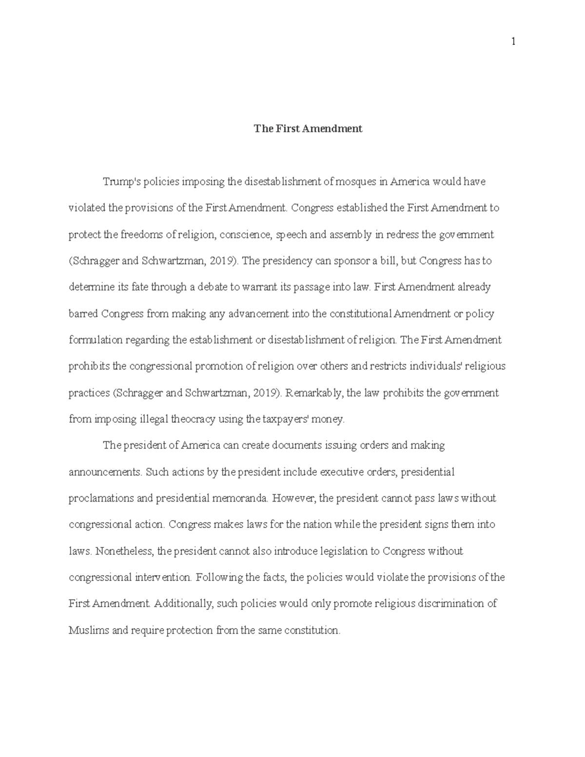 QEP 2 - Constitutional Law .First Amendment overview .First Amendment ...