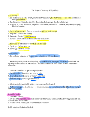 Chapter 3 Notes - 19 Chapter 3: Cellular Form and Function Objectives ...