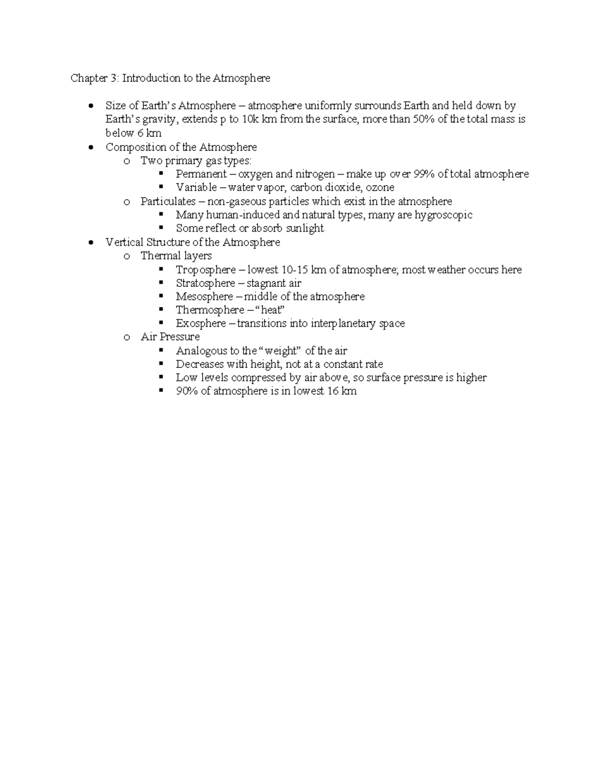 Ch 3: Introduction to the Atmosphere - Warning: TT: undefined function ...