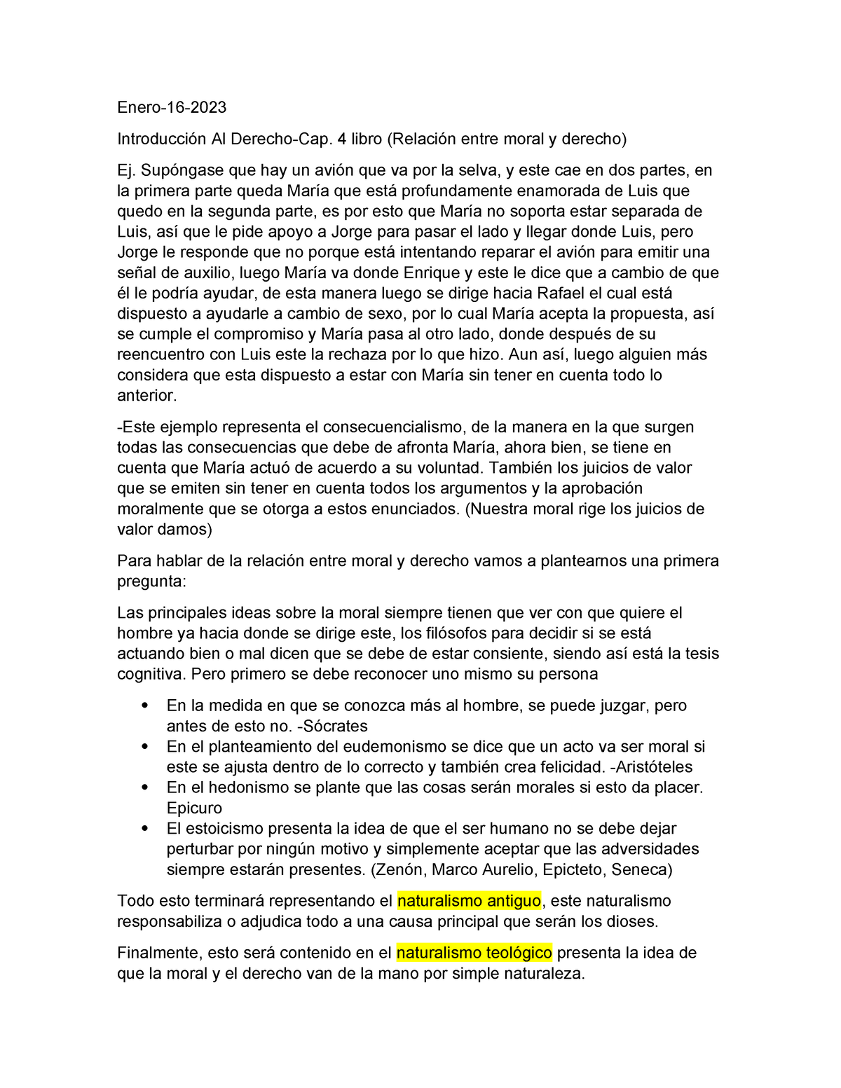 Apuntes Introduccion Al Derecho - Enero-16- Introducción Al Derecho-Cap ...