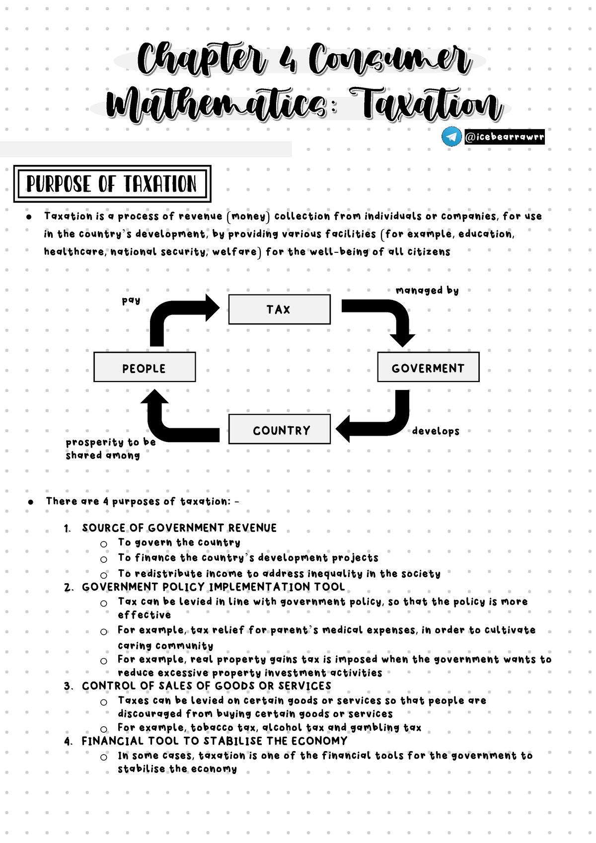 chap4-f5-math-hi-pls-enjoy-it-haha-purpose-of-taxation-taxation