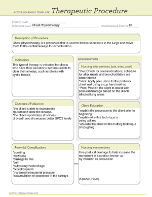 ATI Therapeutic Procedure Template Amputation - ACTIVE LEARNING ...