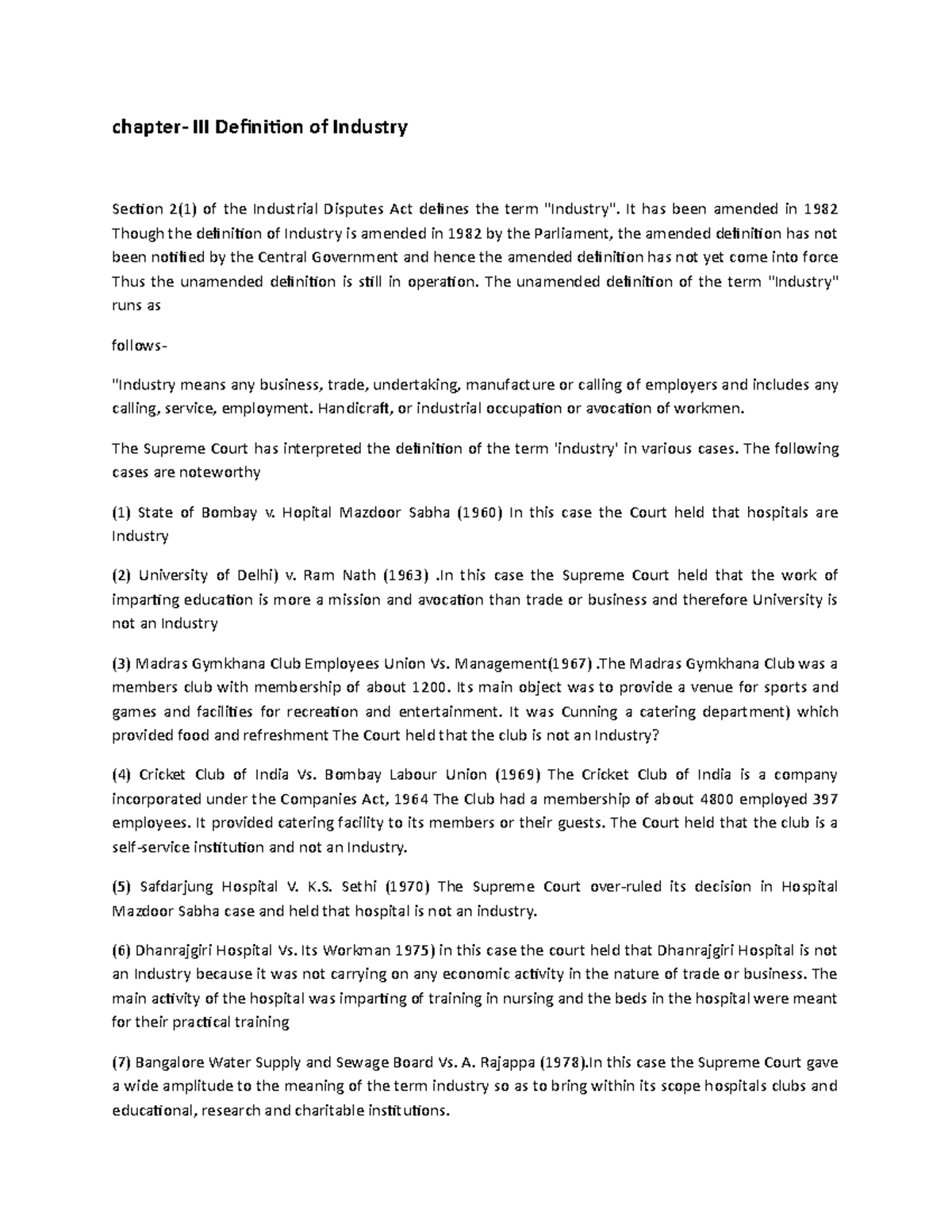 Chapter 3 definition of inustry chapter III Definition of Industry