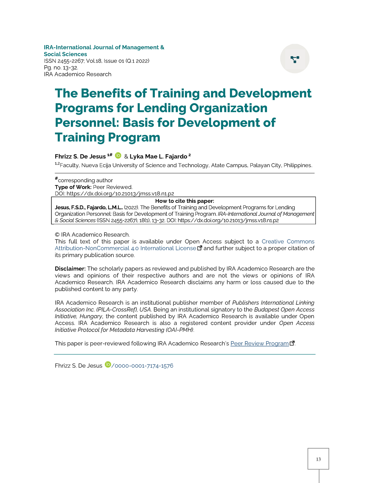 benefits of training and development case study