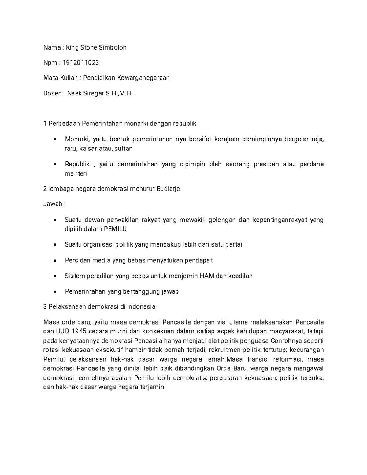 PKN king stone simbolon Nama King Stone Simbolon Npm 1912011023