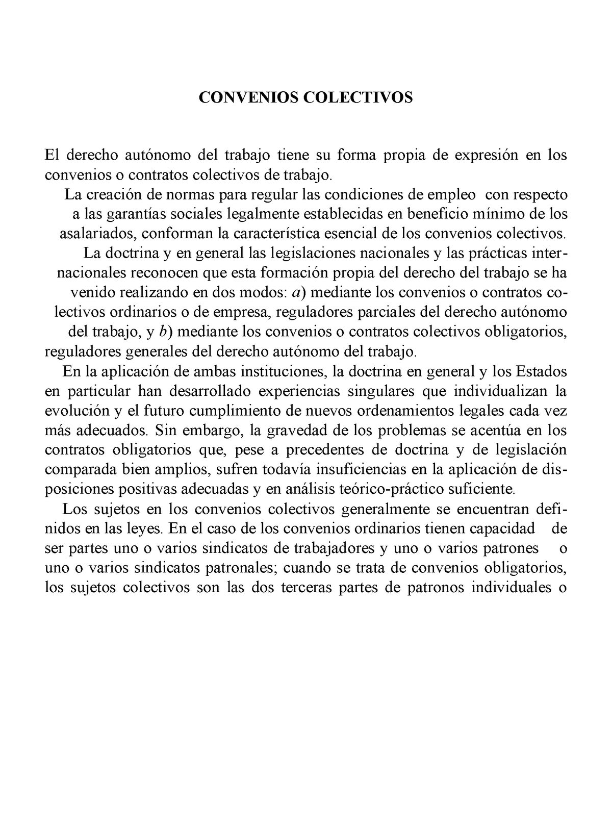 Convenios Colectivos Convenios Colectivos El Derecho Autónomo Del Trabajo Tiene Su Forma 6205