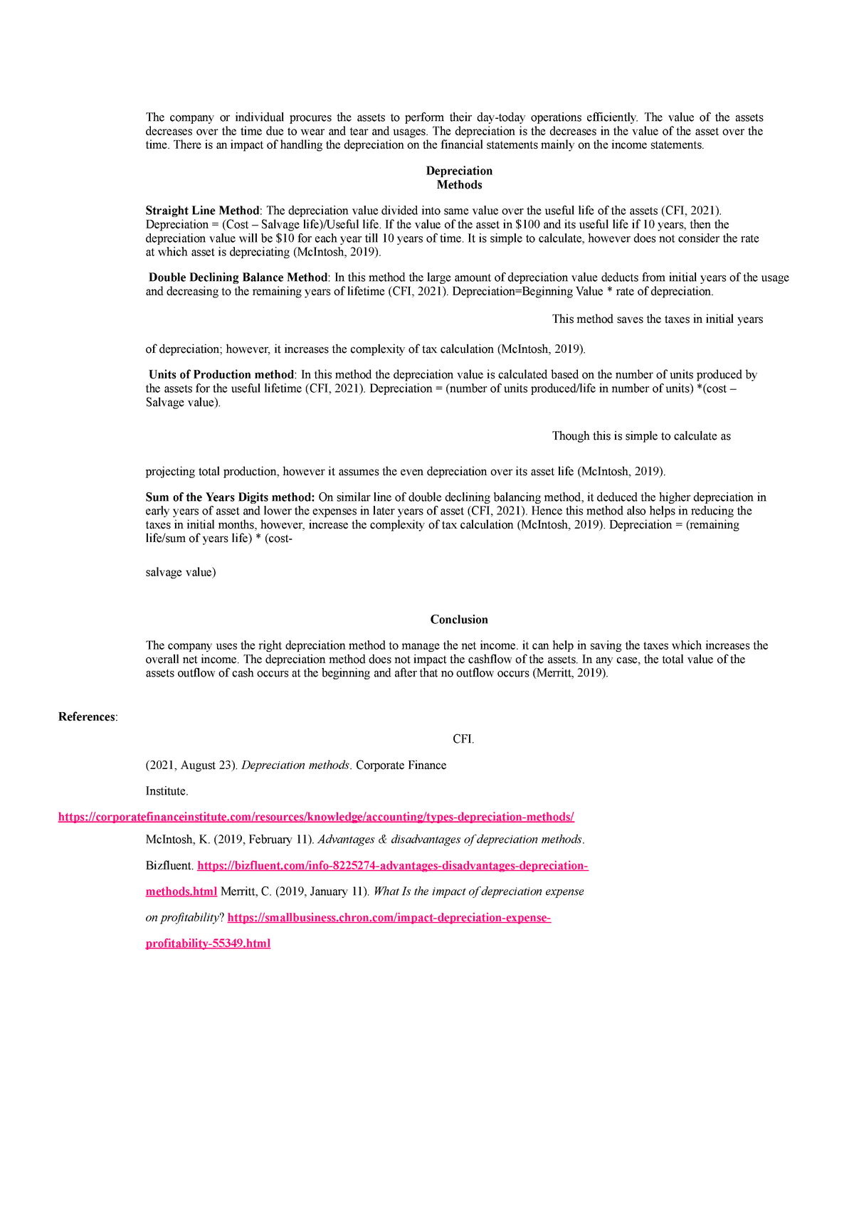 BUS 5111 Financial Management Discussion Assignment Unit 2 05 - BUS ...