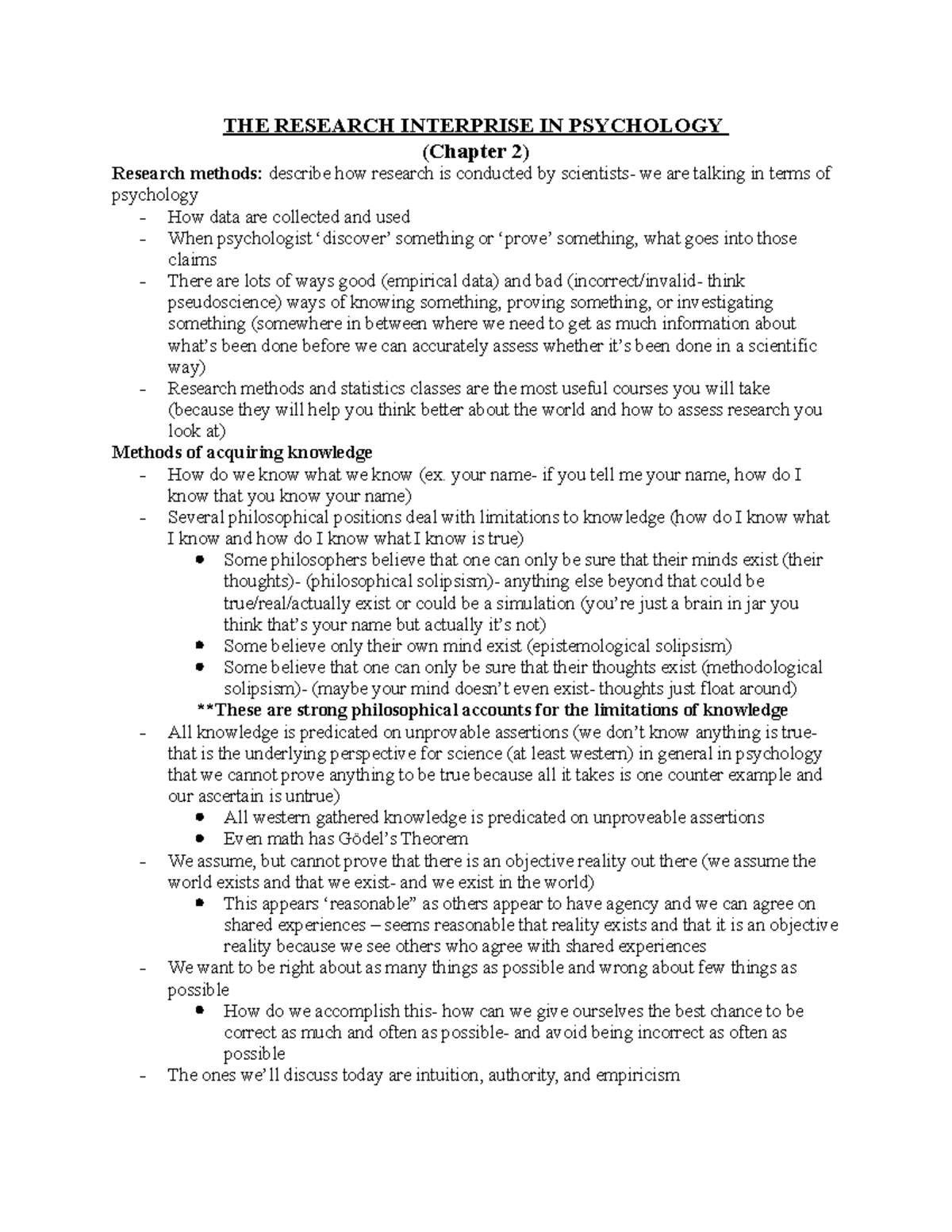 THE Research Interprise IN Psychology - THE RESEARCH INTERPRISE IN ...