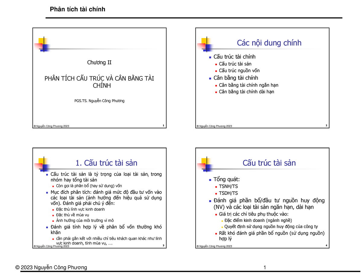 Chuong II - Slide PTTCDN - © Nguyễn Công Phương 2023 1 Chương II PHÂN ...