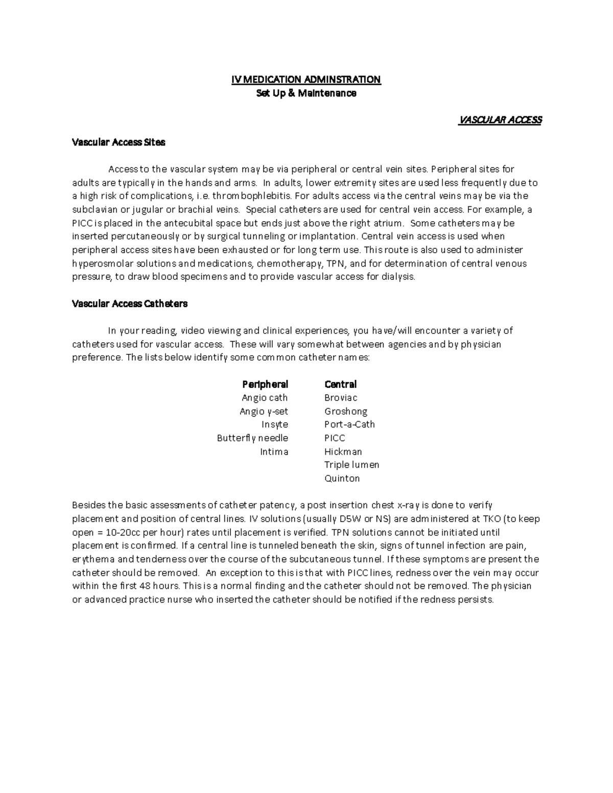 iv-maintenance-iv-medication-adminstration-set-up-maintenance
