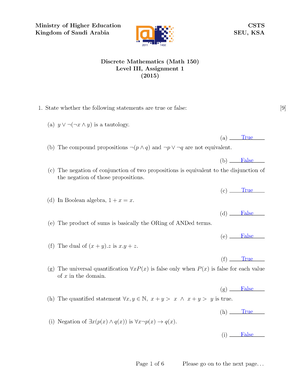 maths 512 assignment