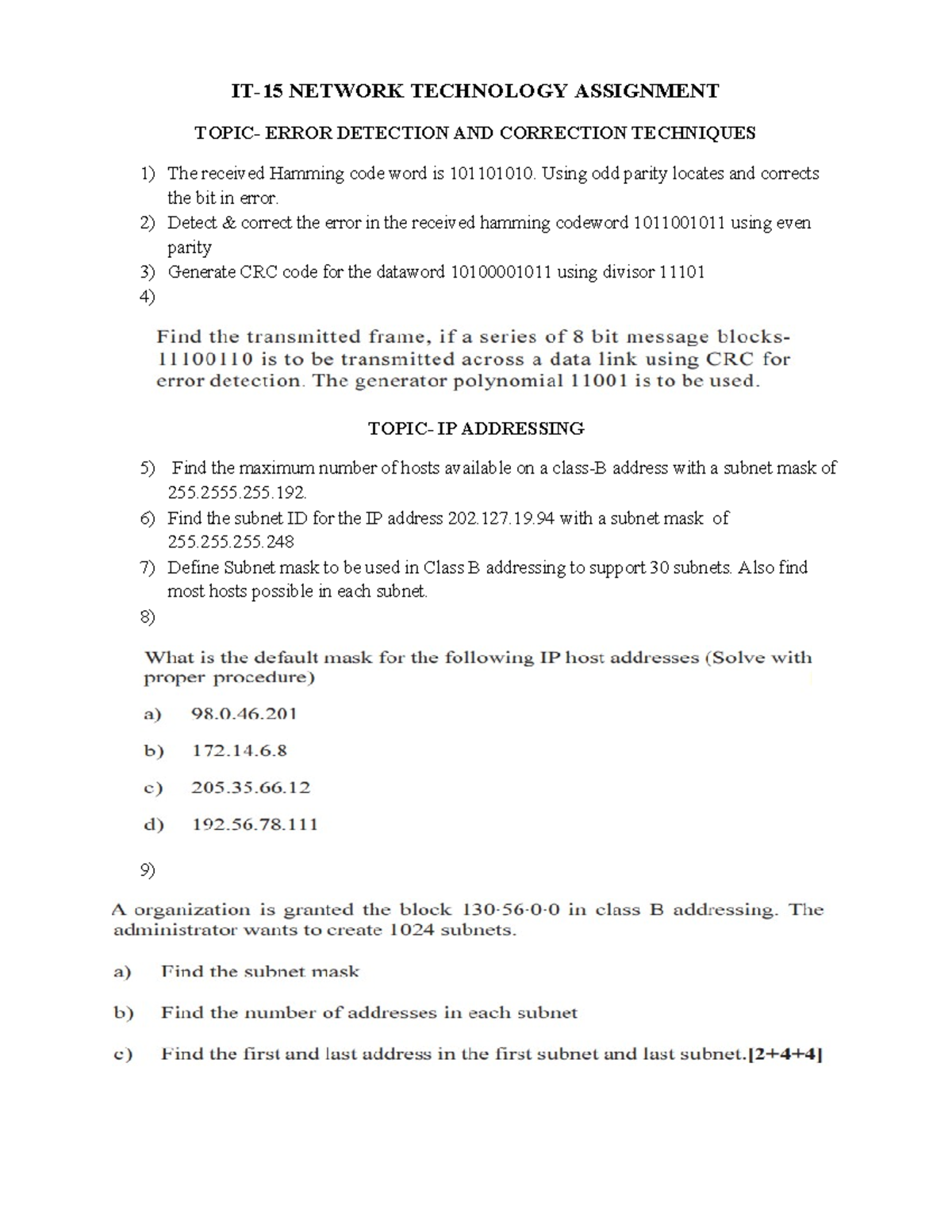 1415 solved assignment 2022