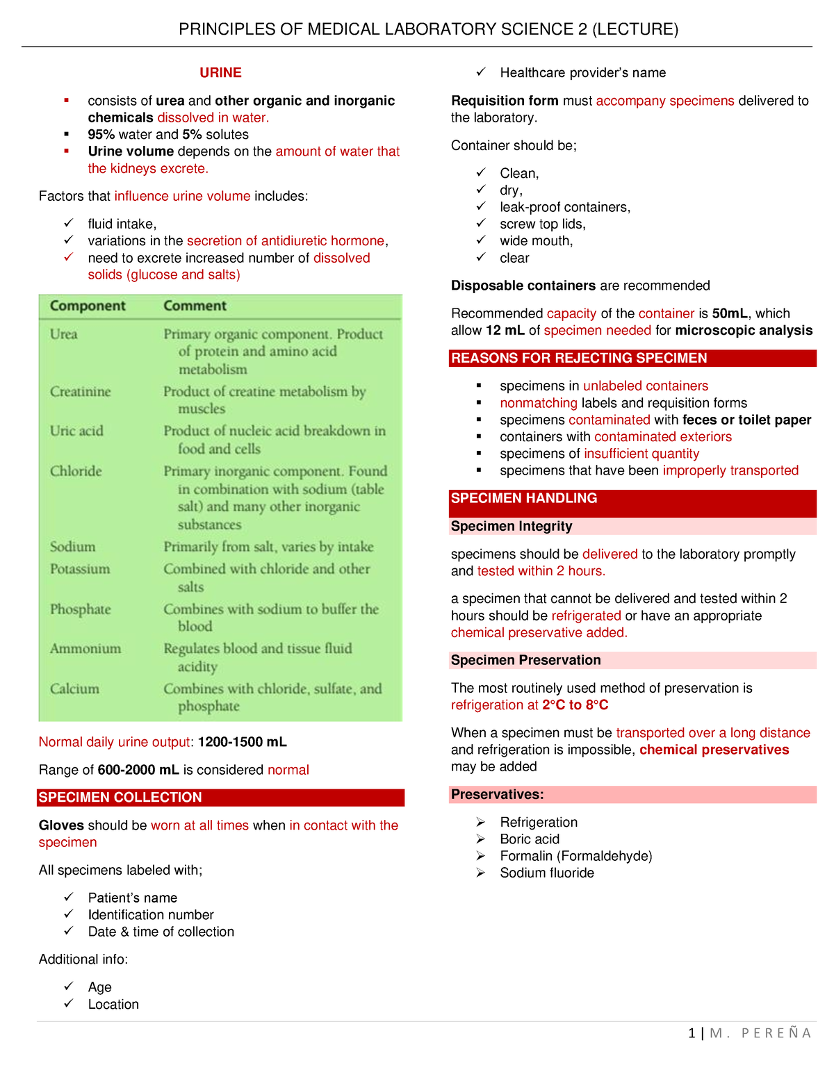 2. Urine - URINE consists of urea and other organic and inorganic ...