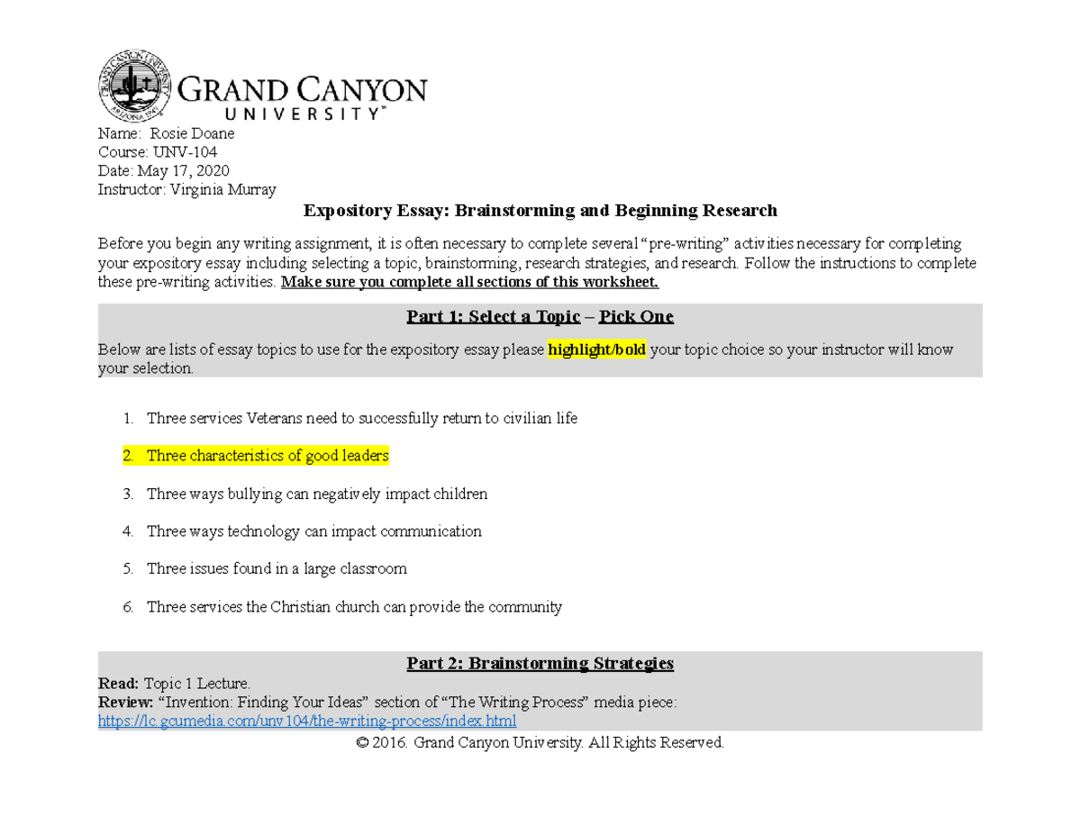 Statistics gcu essay 04 picture