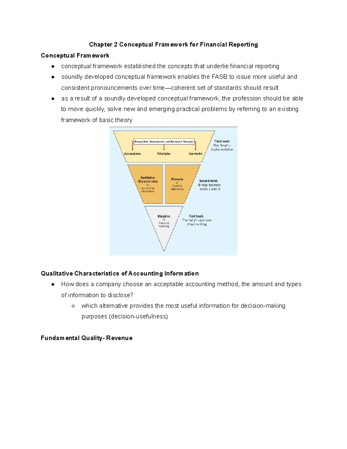 Chapter 2 - Conceptual Framework For Financial Reporting - Chapter 2 ...