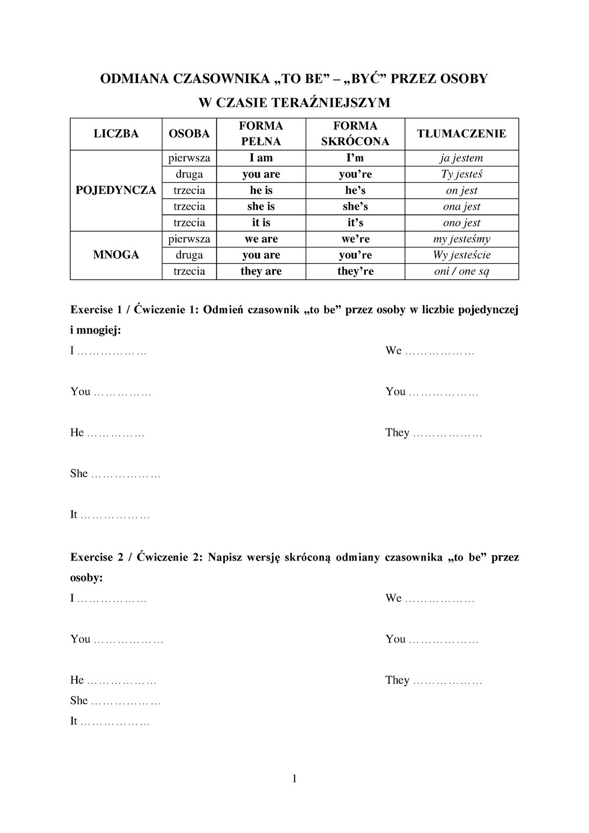 odmiana-czasownika-to-be-teoria-zadania-pdf-odmiana-czasownika