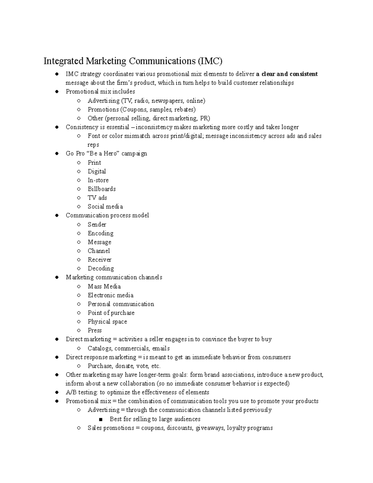 Module 19 - Integrated Marketing Communications - Integrated Marketing ...