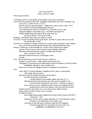 Exam 3 Study Guide - BIOL 243 - Human Anatomy & Physiology – BIOL 243 ...
