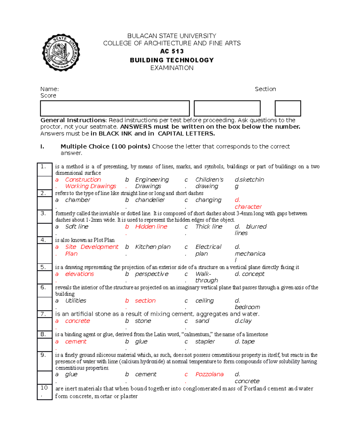 BT 3 Q AND A sample quizlet BULACAN STATE UNIVERSITY COLLEGE OF
