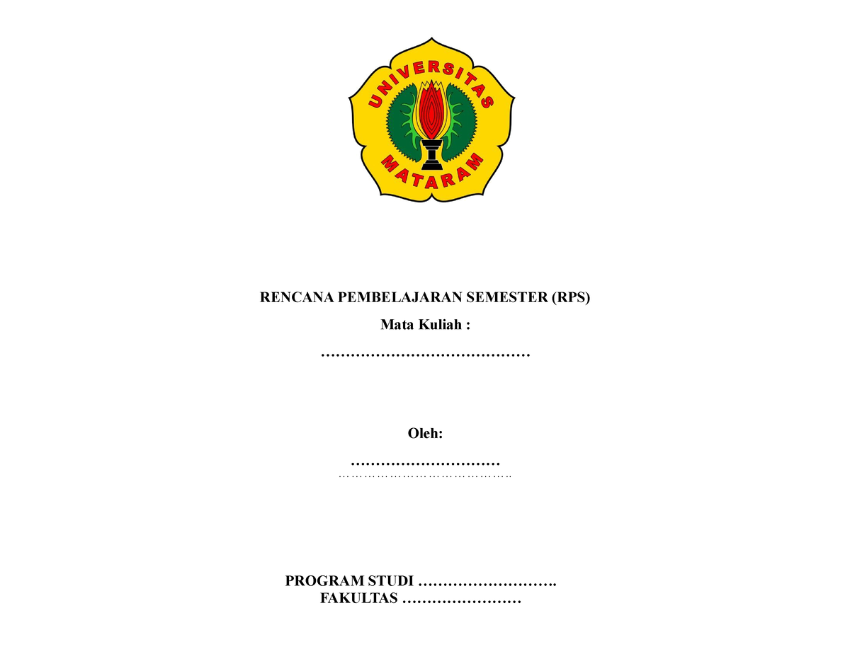 Template - RPS (Revisi Final) 2022 (1) - RENCANA PEMBELAJARAN SEMESTER ...