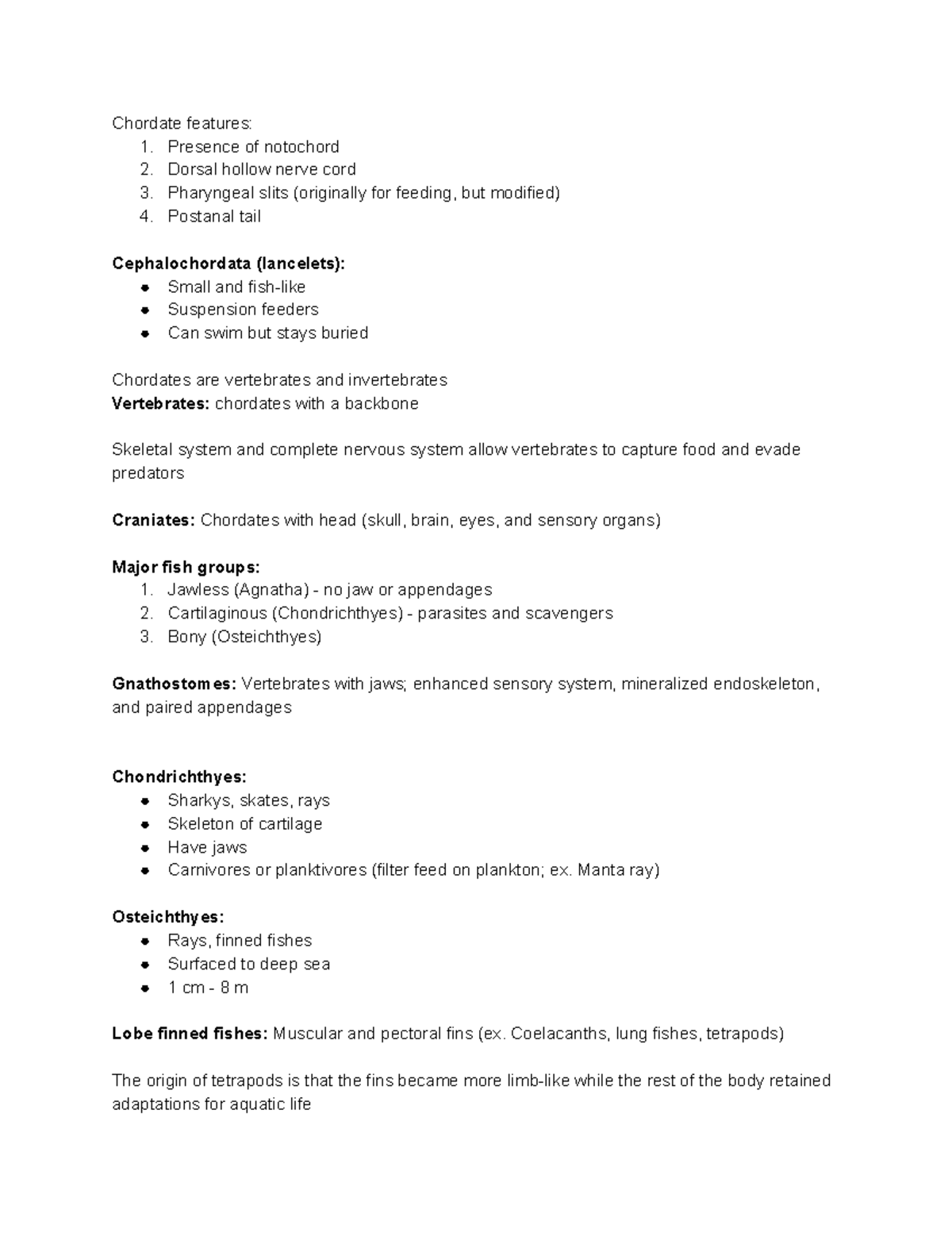 chapter-34-notes-chordate-features-1-presence-of-notochord-2