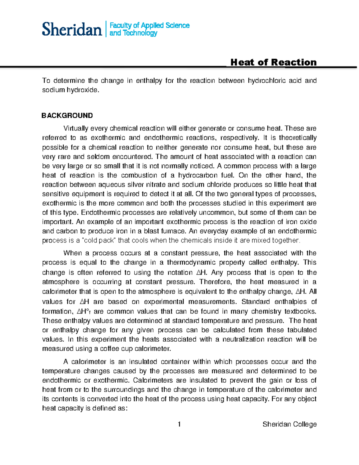 heat-of-reaction-in-lab-assignment-2-1-sheridan-college-heat-of