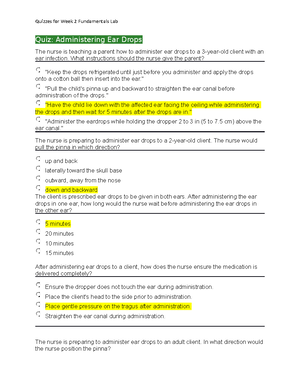 Module Preterm Labor - Coursework from ATI - Individual Name ...