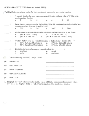 Grade 9 Chemistry Unit Review - Science grade 9 Name ...