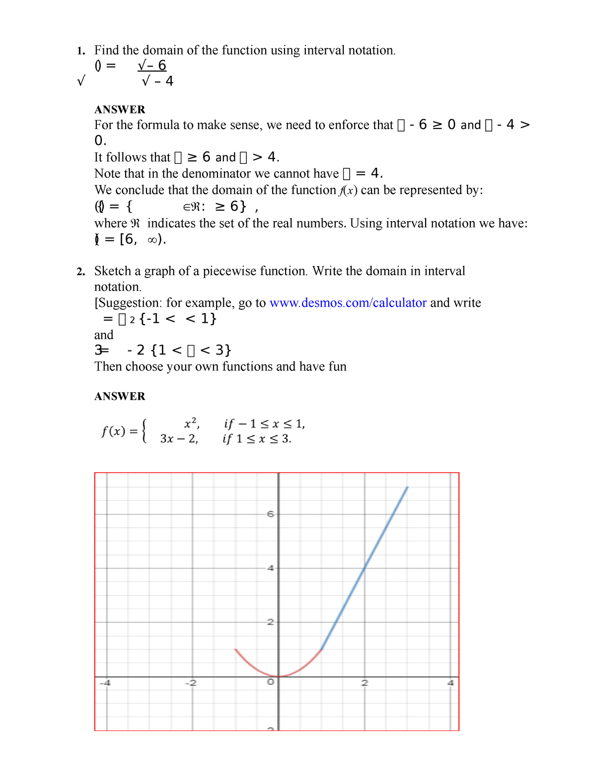 written-assignment-unit-1-1-find-the-domain-of-the-function-using