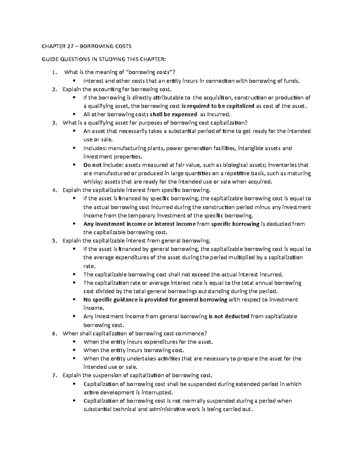 Chapter 27, 28, And 29 - Intermediate Accounting - Chapter 27 