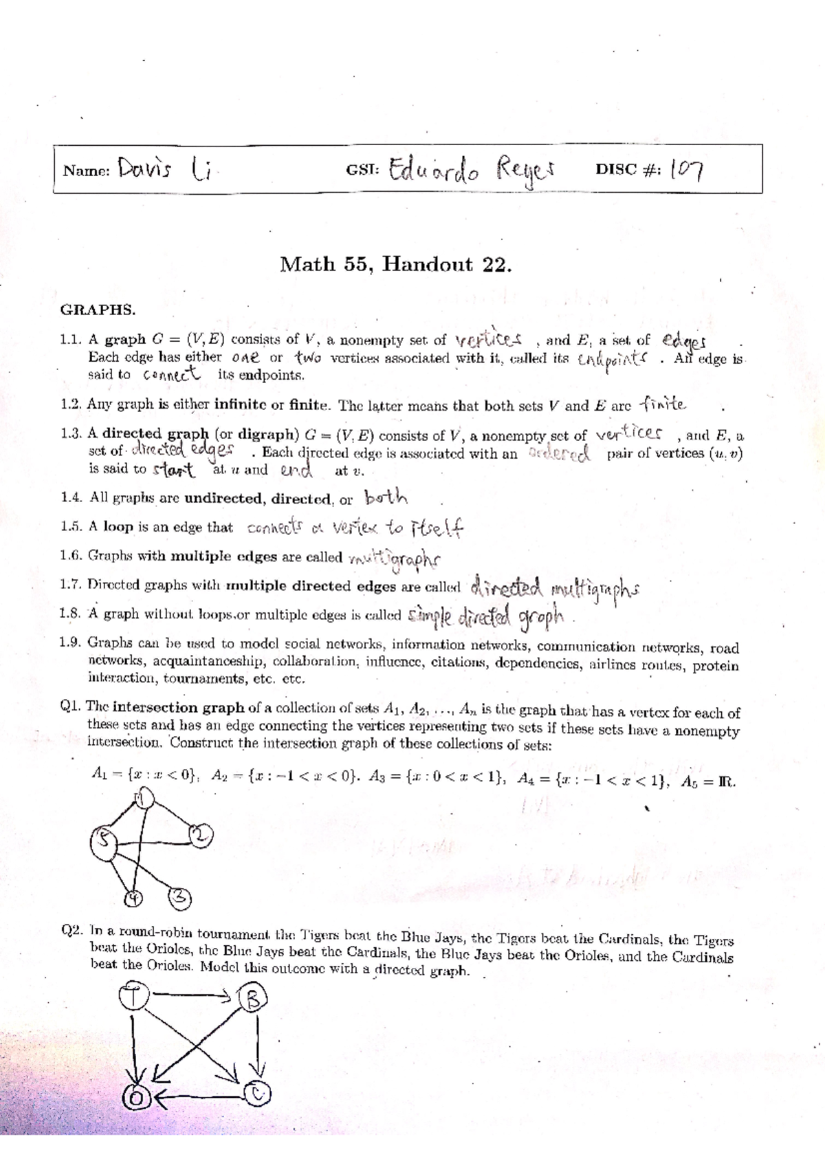 math 55 homework