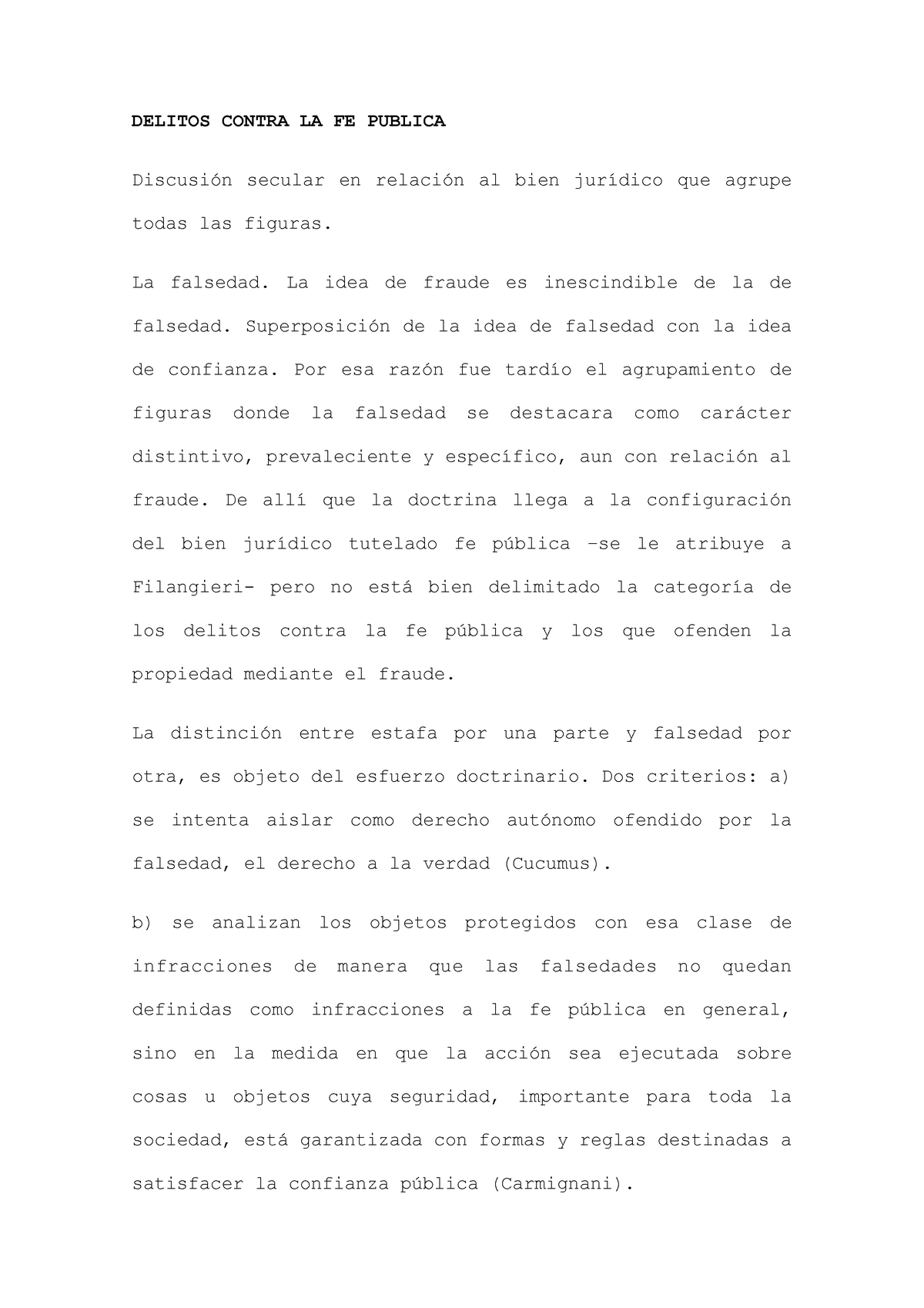 Clase 24 turno manana - DELITOS CONTRA LA FE PUBLICA Discusión secular ...