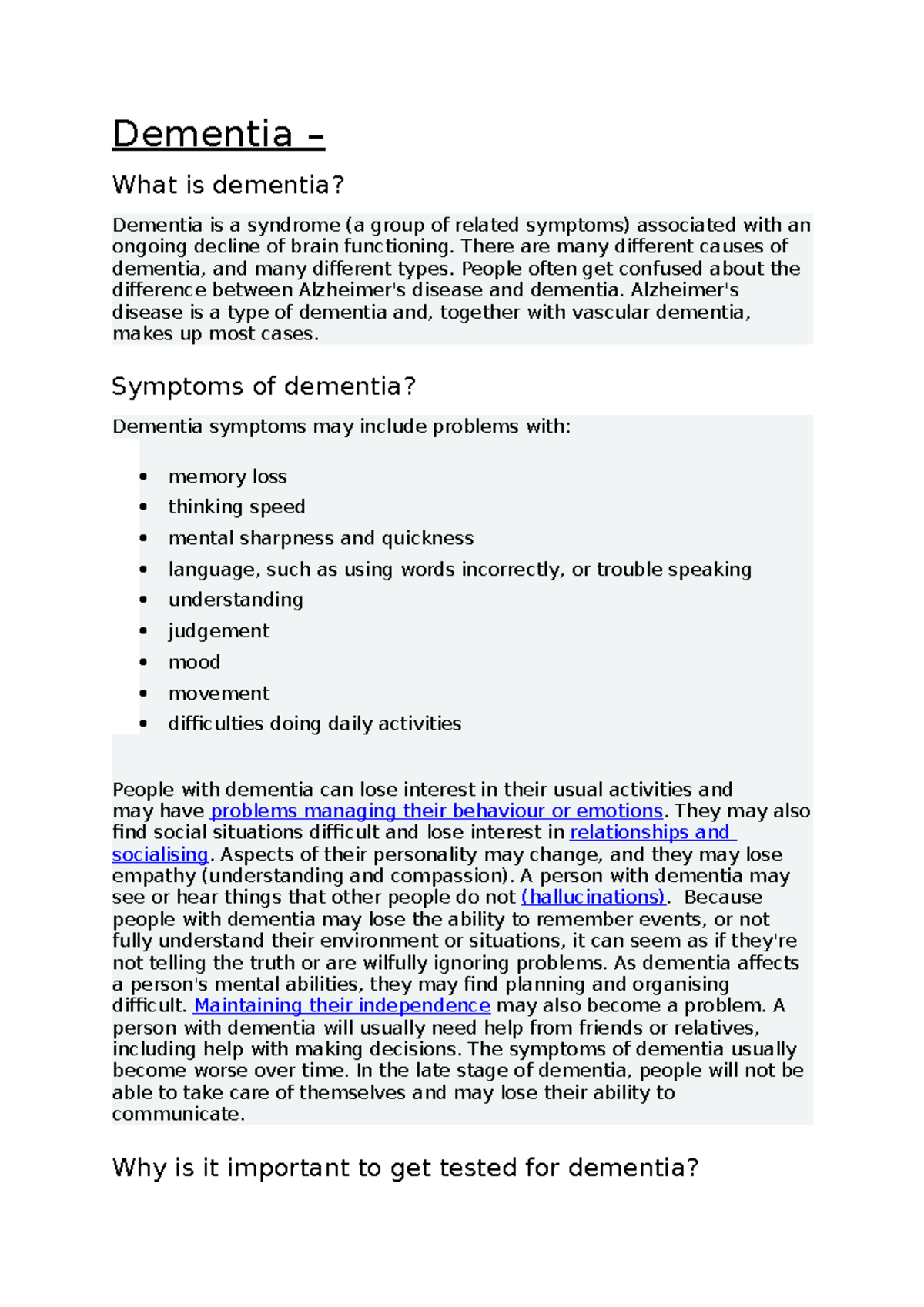 Dementia - hiiiiiiiiiiiiiiiiiiiiii - Dementia – What is dementia ...