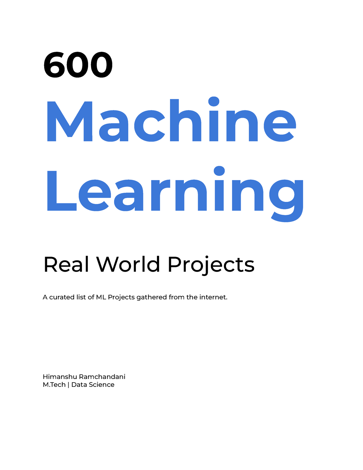 machine learning 600 assignment