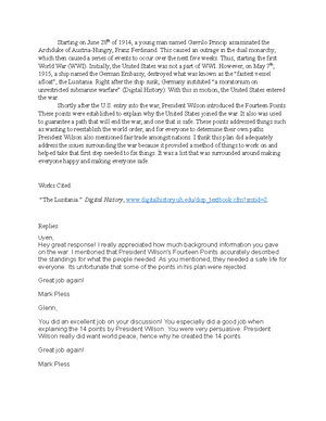 ENC1102 Module 3 Discussion Final Draft - As we continue throughout the ...