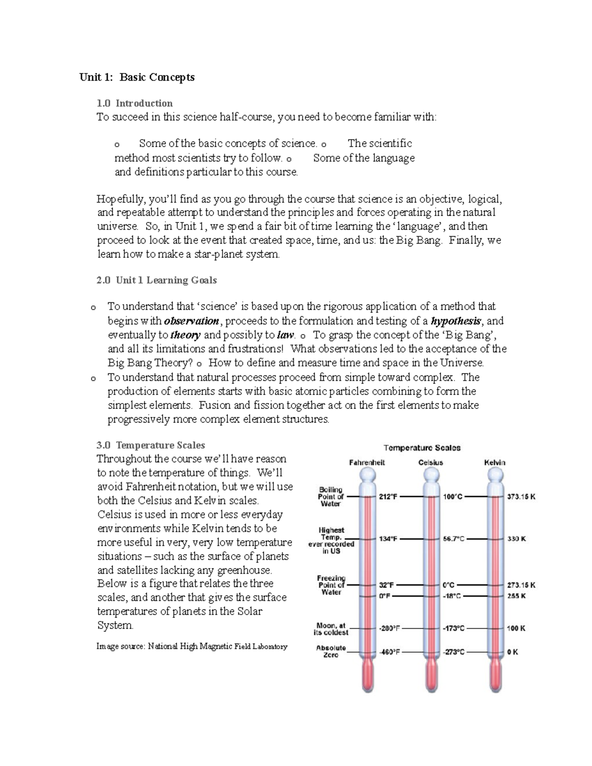 Unit 1 - Lecture notes 1 - Unit 1: Basic Concepts 1 Introduction To ...
