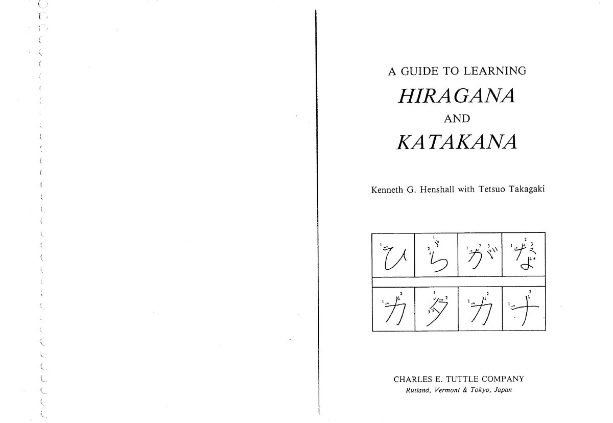 Sách Tập Viết Hiragana & Katakana - A GUIDE TO LEARNING HIRAGANA AND K ...