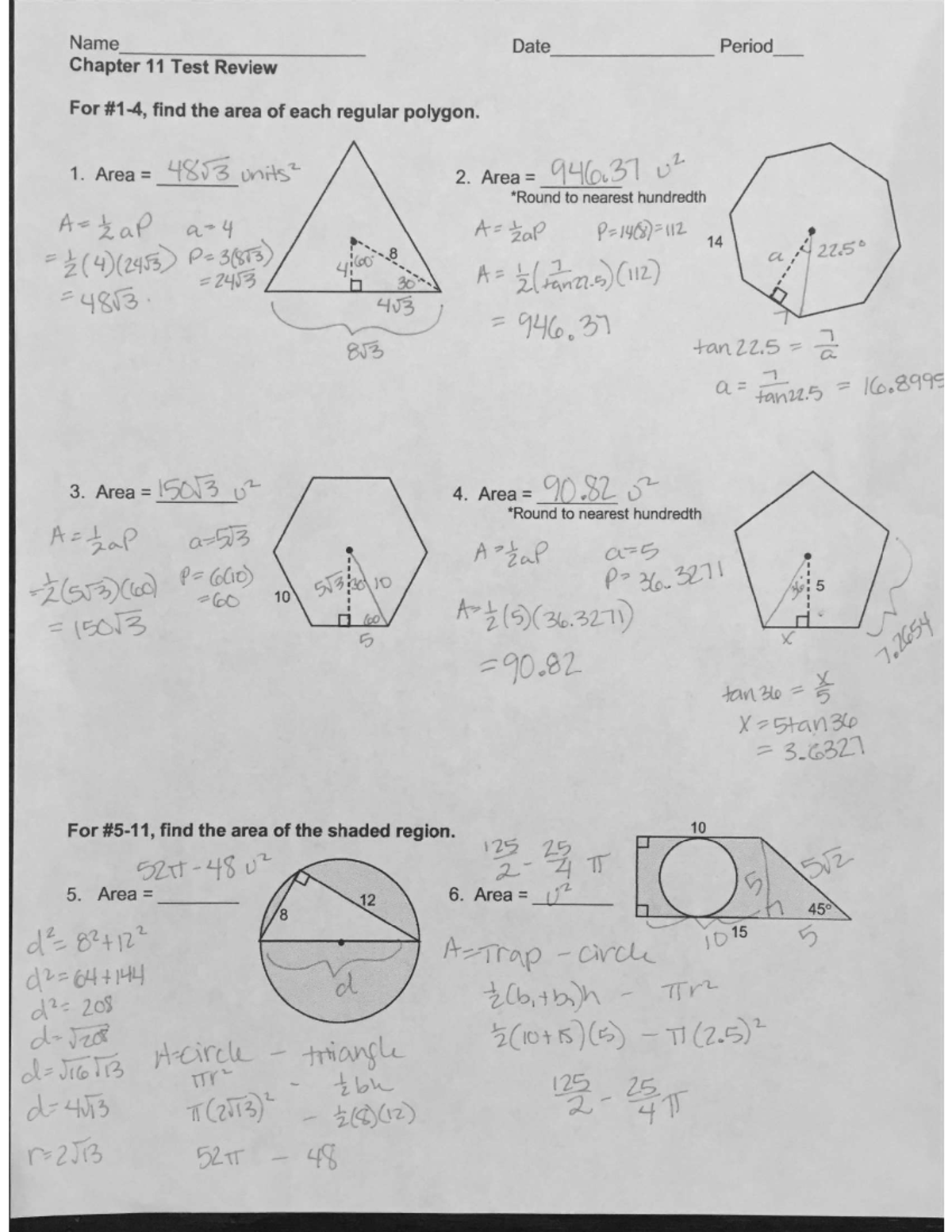 Chap 11 notes and study examples - Math 367 - Studocu
