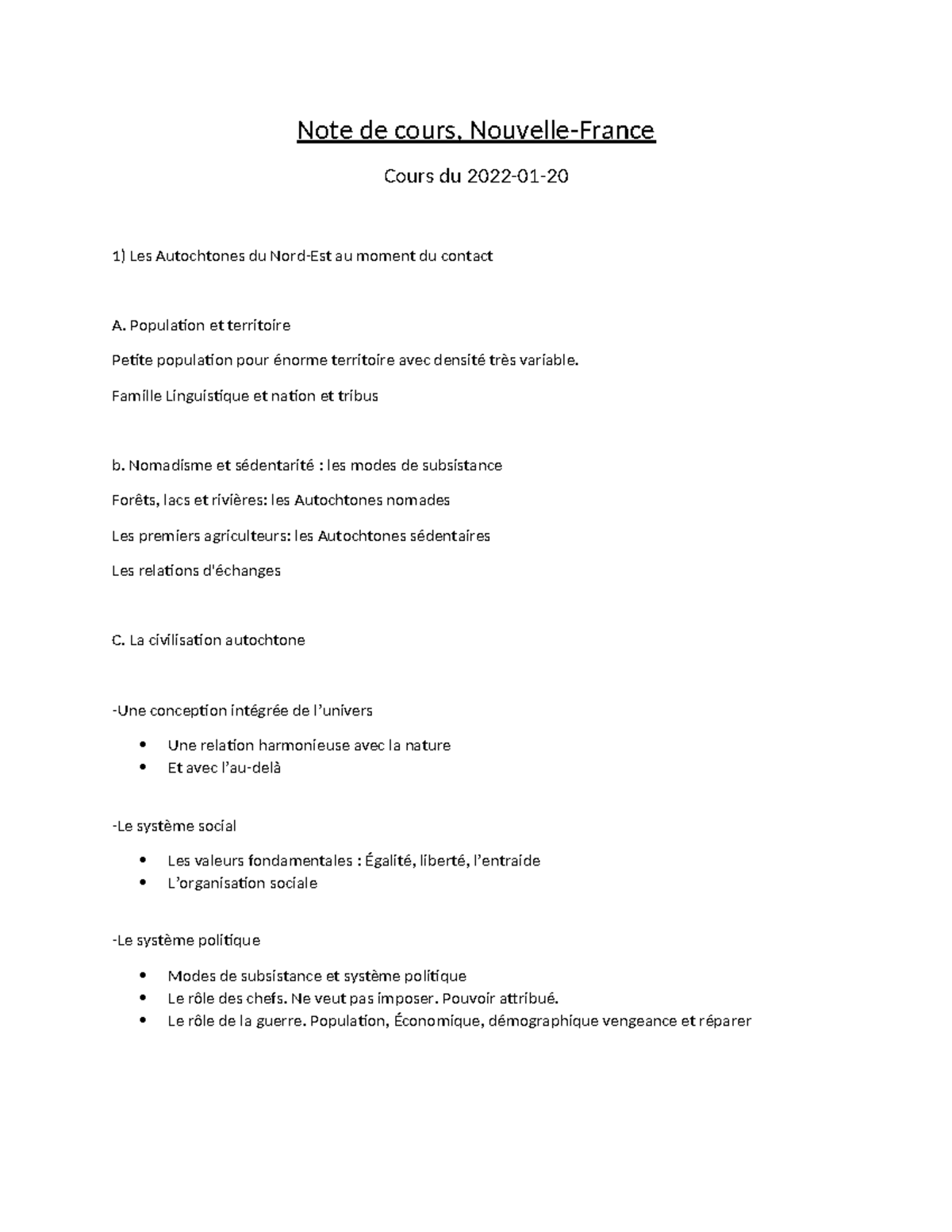 Note de cours - Population et territoire Petite population pour énorme ...