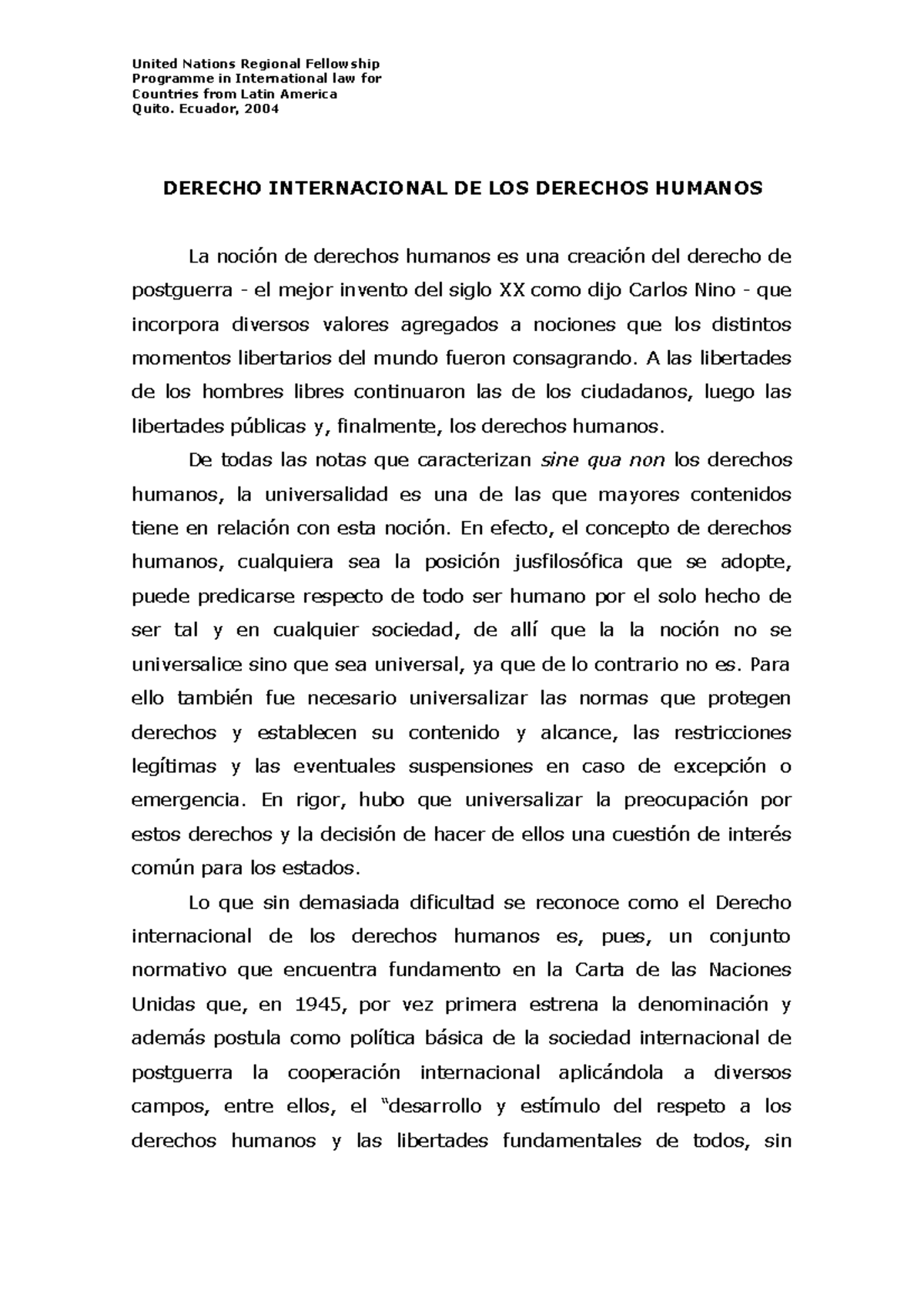 4. Derecho Internacional de los DDHH e28291 d27769 cf0fa3e17fdbd7848c3b ...