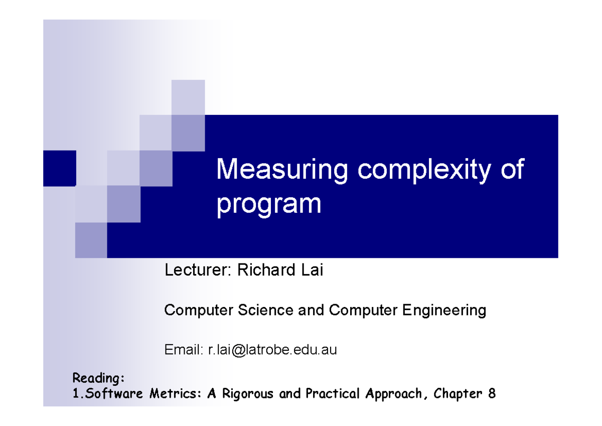 Complexity Big - Lecture notes 2 - - Studocu