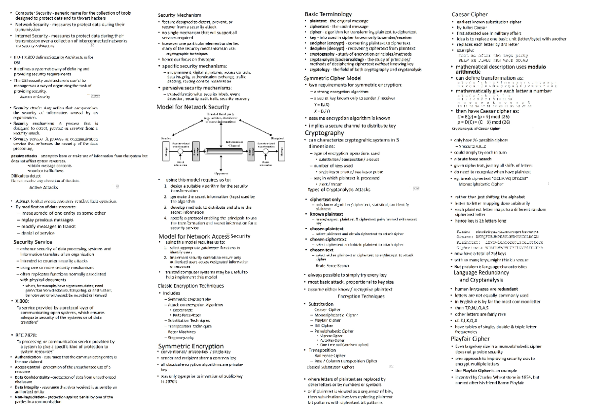 Unit 1 no crypto - cn notes - Computer science - Example Example ...