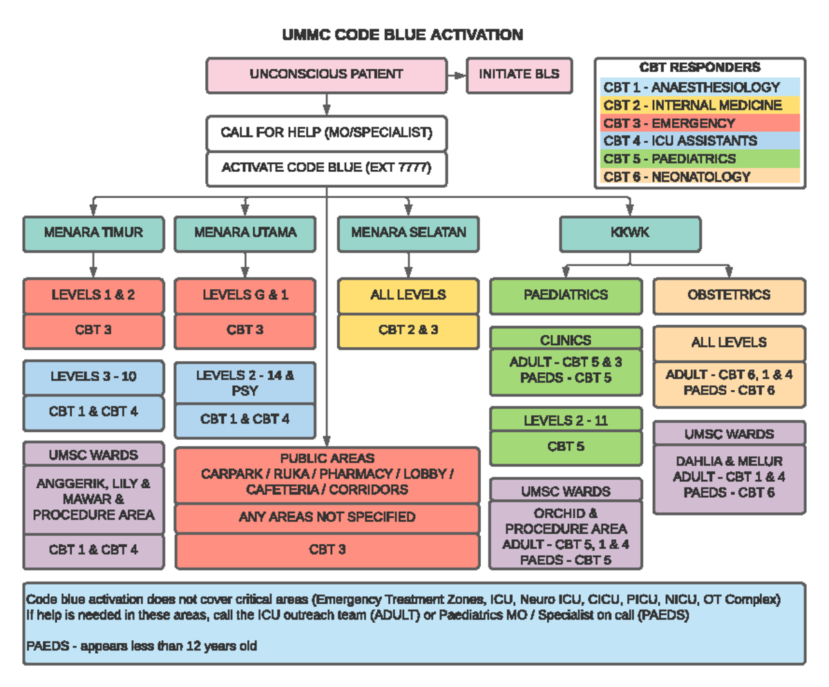 CODE BLUE - Used for code blue system - UNCONSCIOUS PATIENT CBT ...