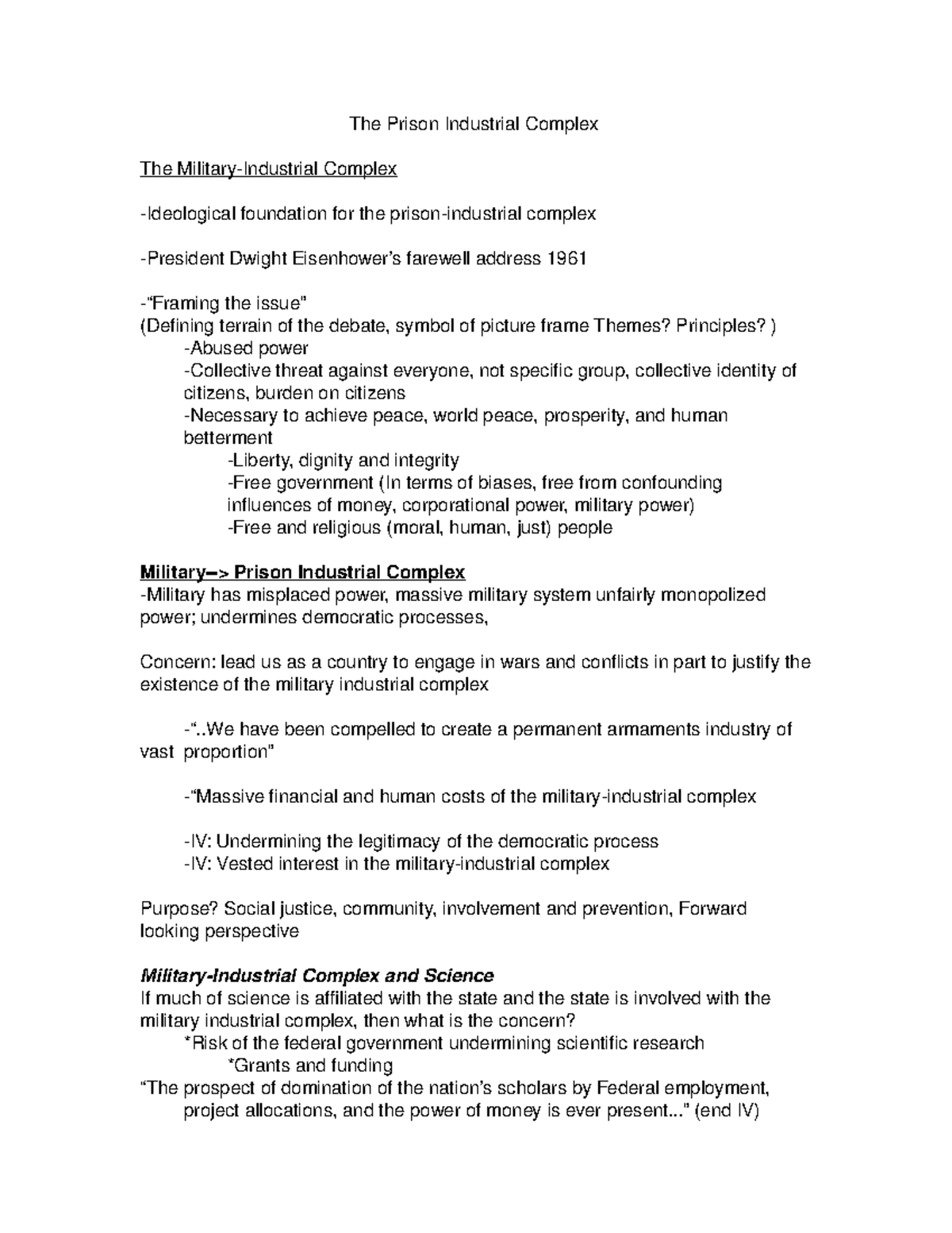 The Prison Industrial Complex & Study Guide - The Prison Industrial ...