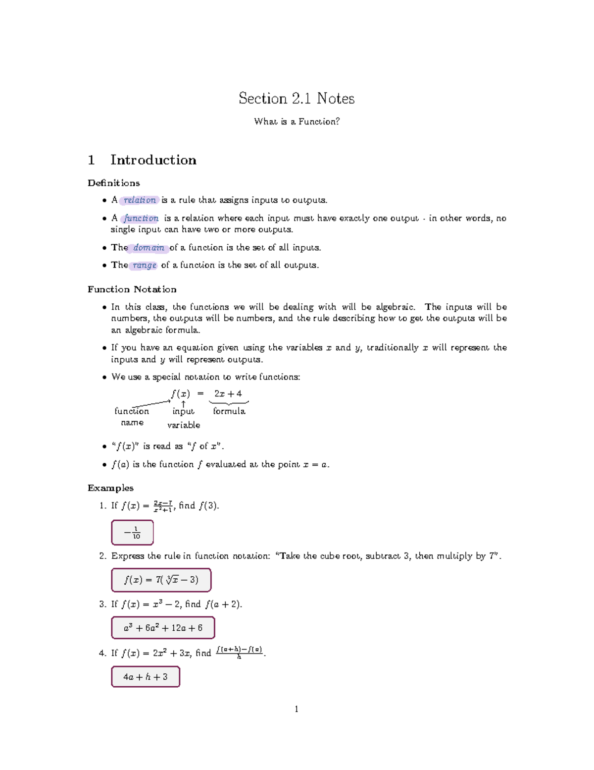 function-notes-section-2-notes-what-is-a-function-1-introduction