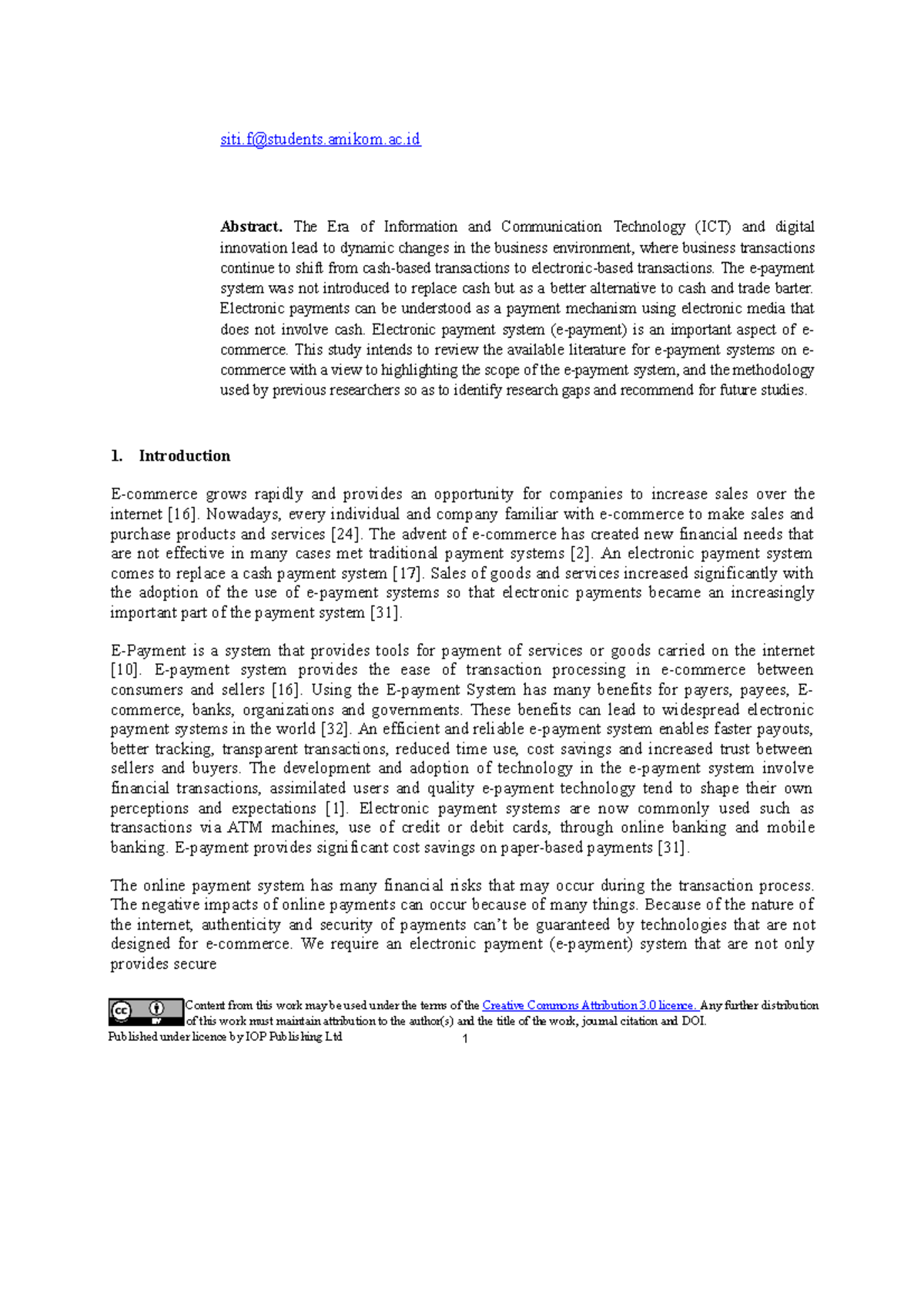 areviewof-e-payment-it-s-a-review-of-e-payment-mechanism-siti