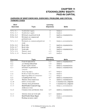Chapter 11 Question Review 11th ed - Chapter 11 Questions Multiple ...