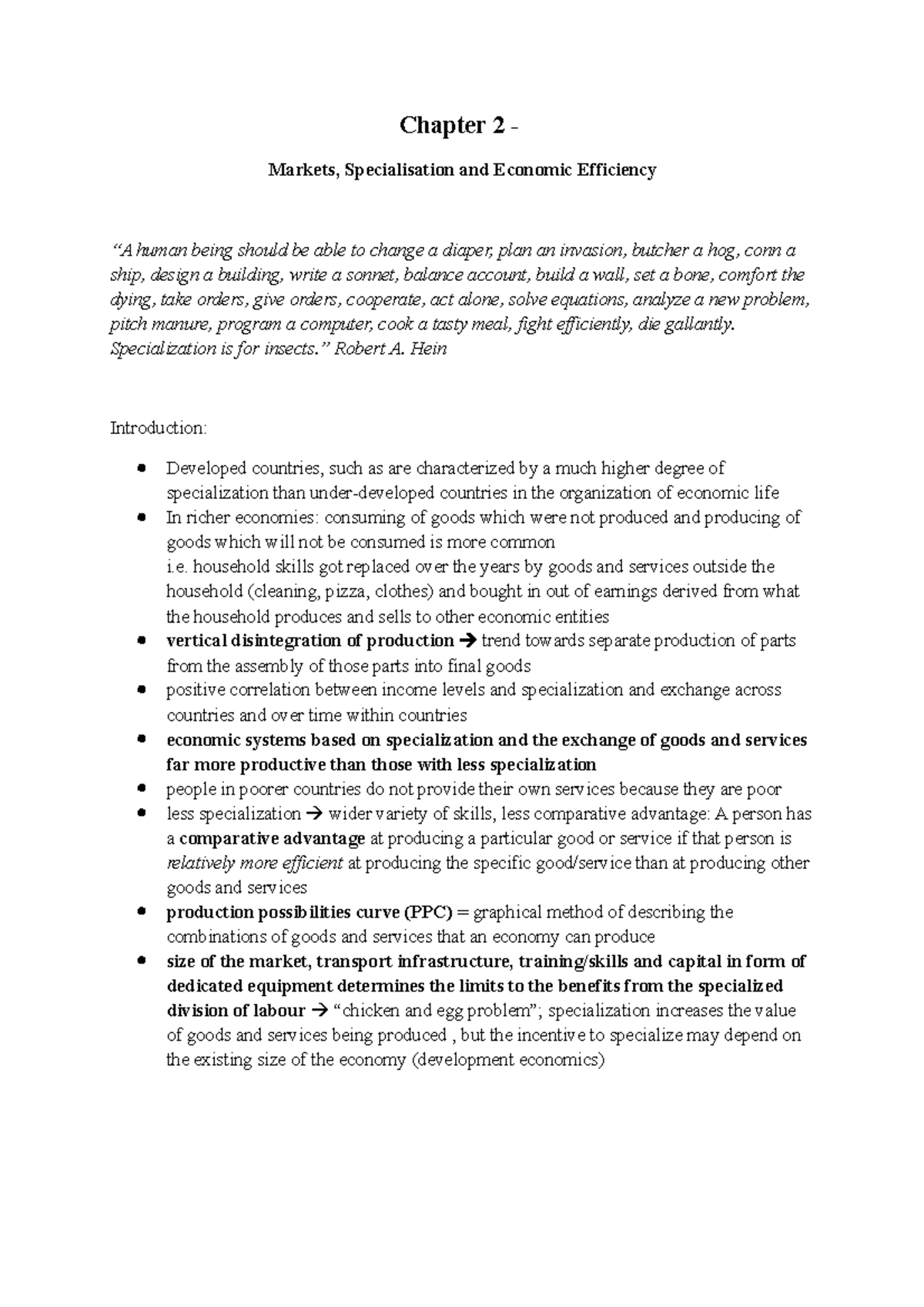 Chapter 2 - Principles Of Economics - Chapter 2 - Markets ...