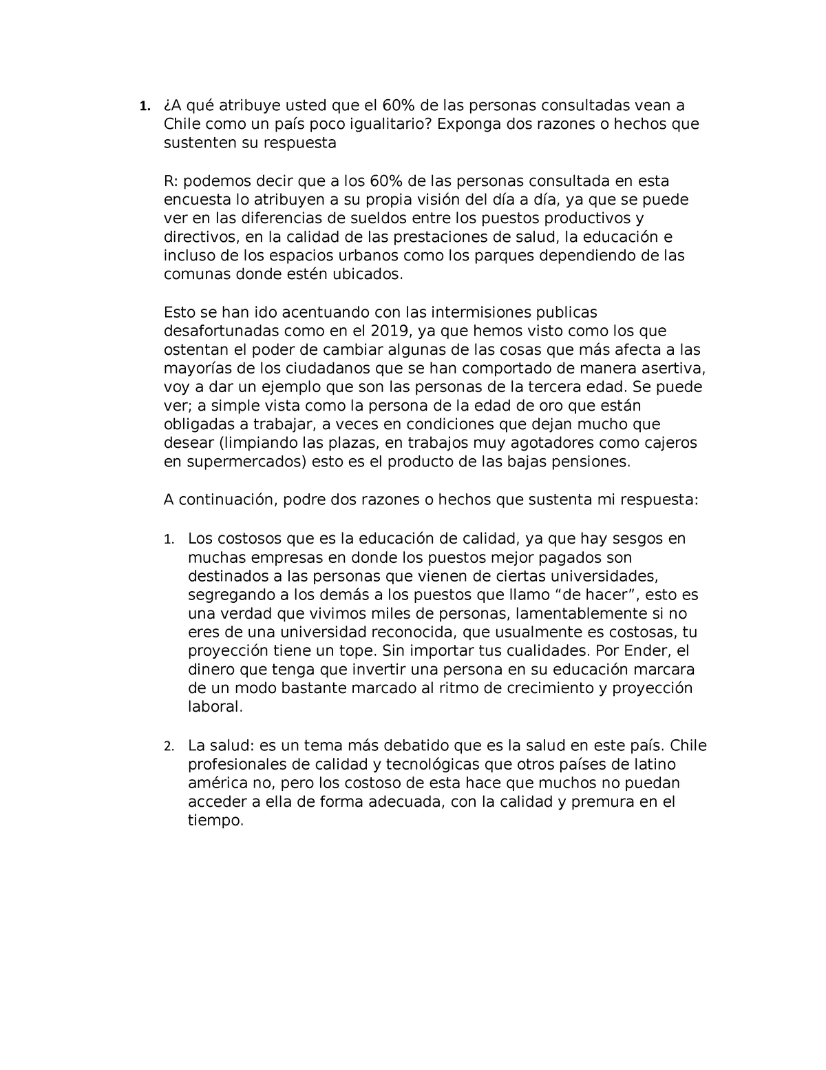 Foro S6 - Semana 6 - ¿A qué atribuye usted que el 60% de las personas ...